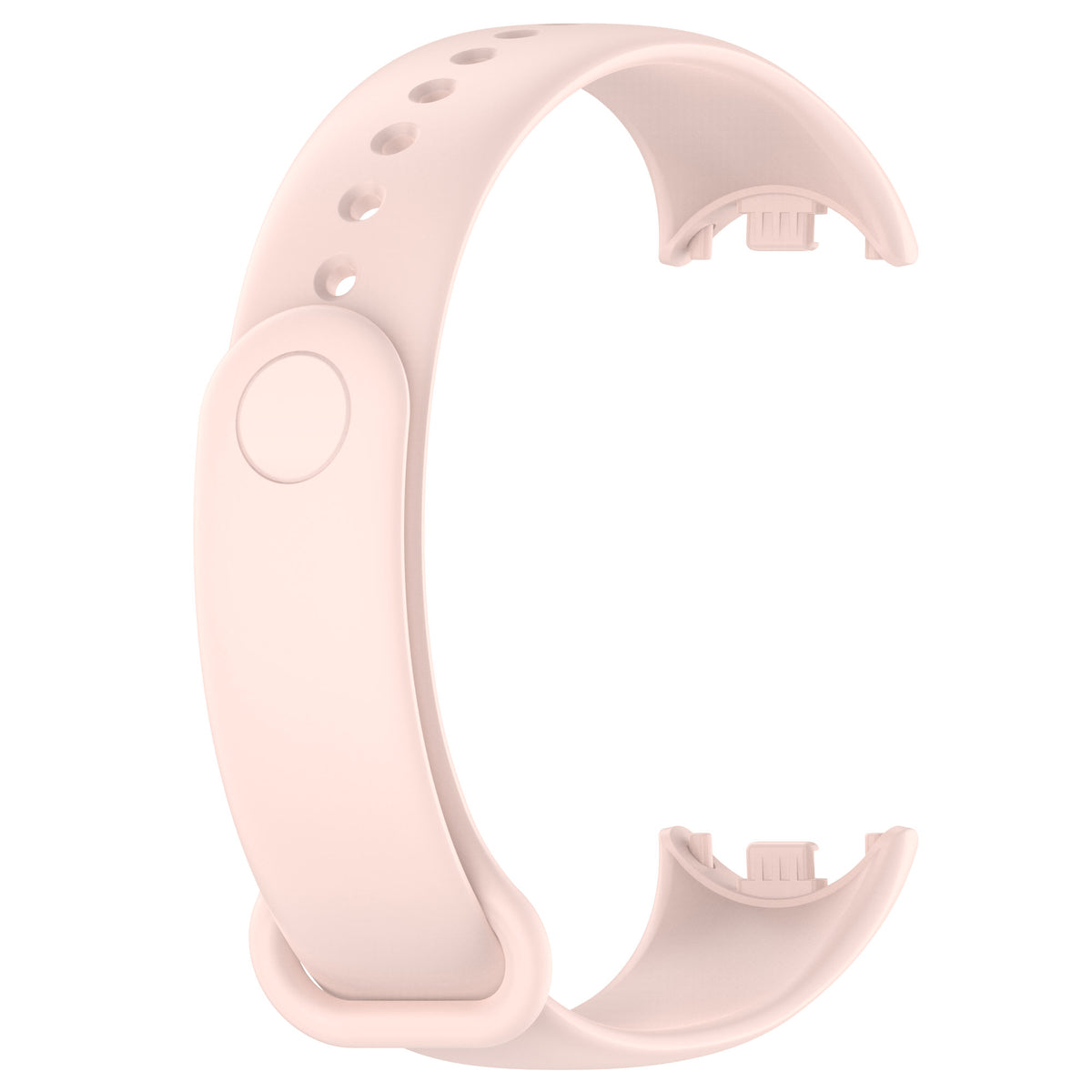 Armband Bizon Strap Watch Dots für Xiaomi Mi Smart Band 8, Hellrosa