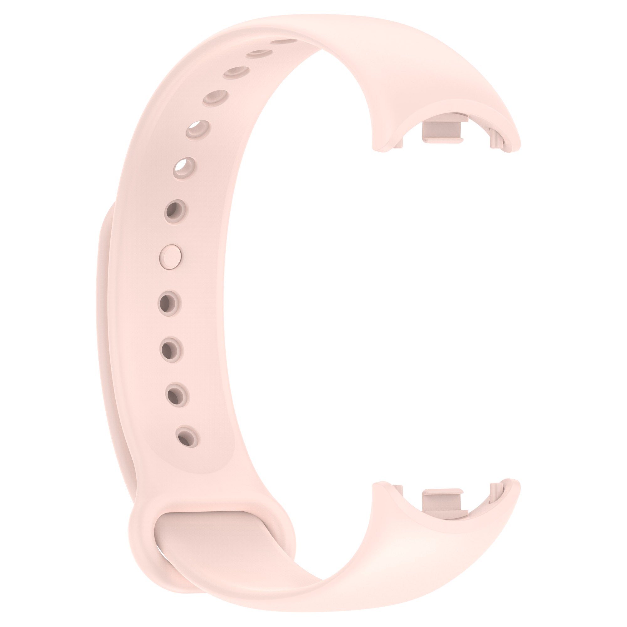 Armband Bizon Strap Watch Dots für Xiaomi Mi Smart Band 8, Hellrosa
