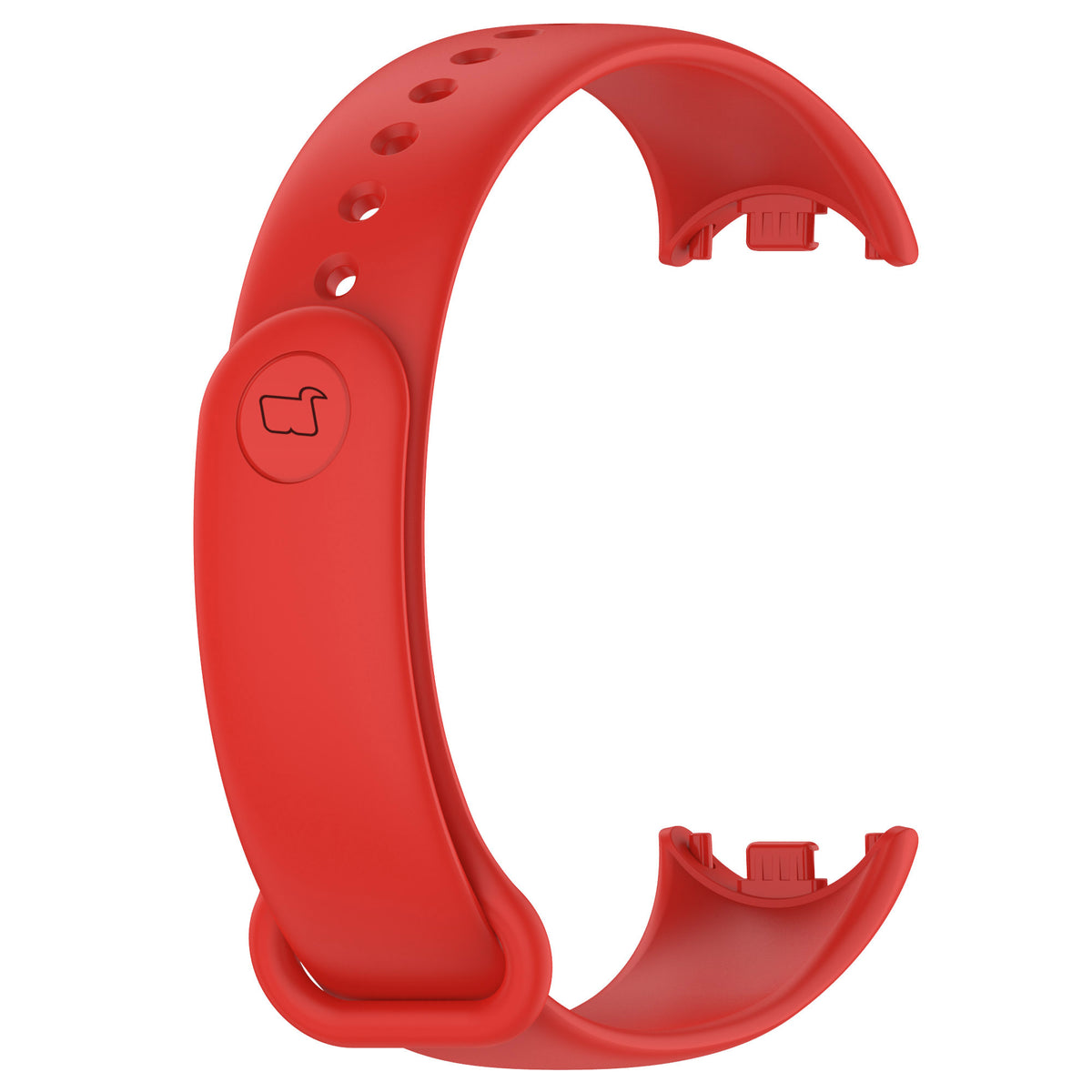Armband Bizon Strap Watch Dots für Xiaomi Mi Smart Band 8, Rot