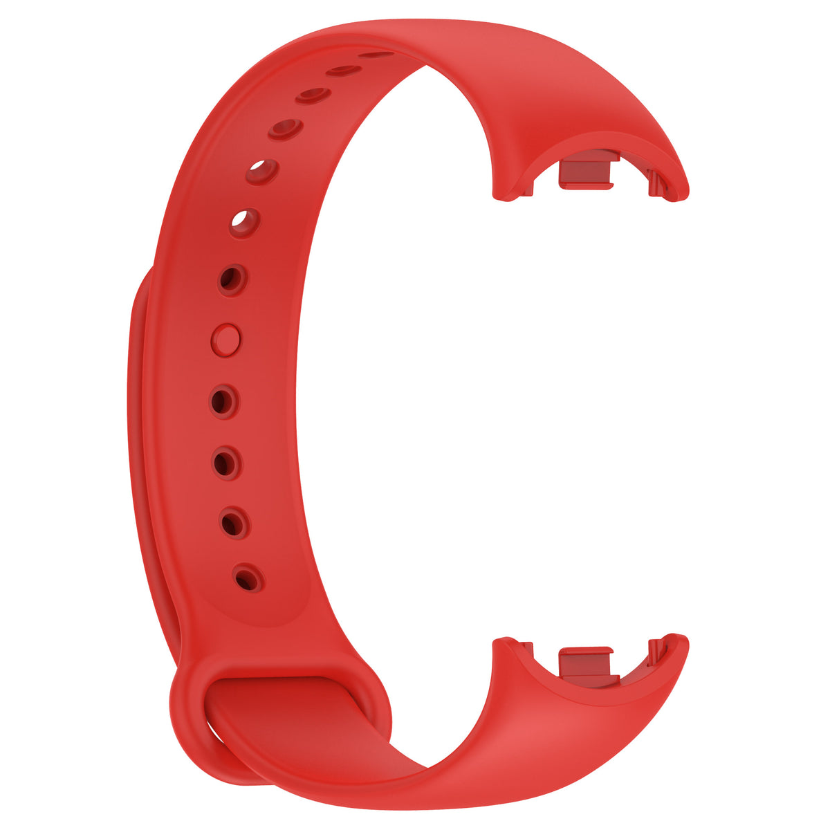 Armband Bizon Strap Watch Dots für Xiaomi Mi Smart Band 8, Rot