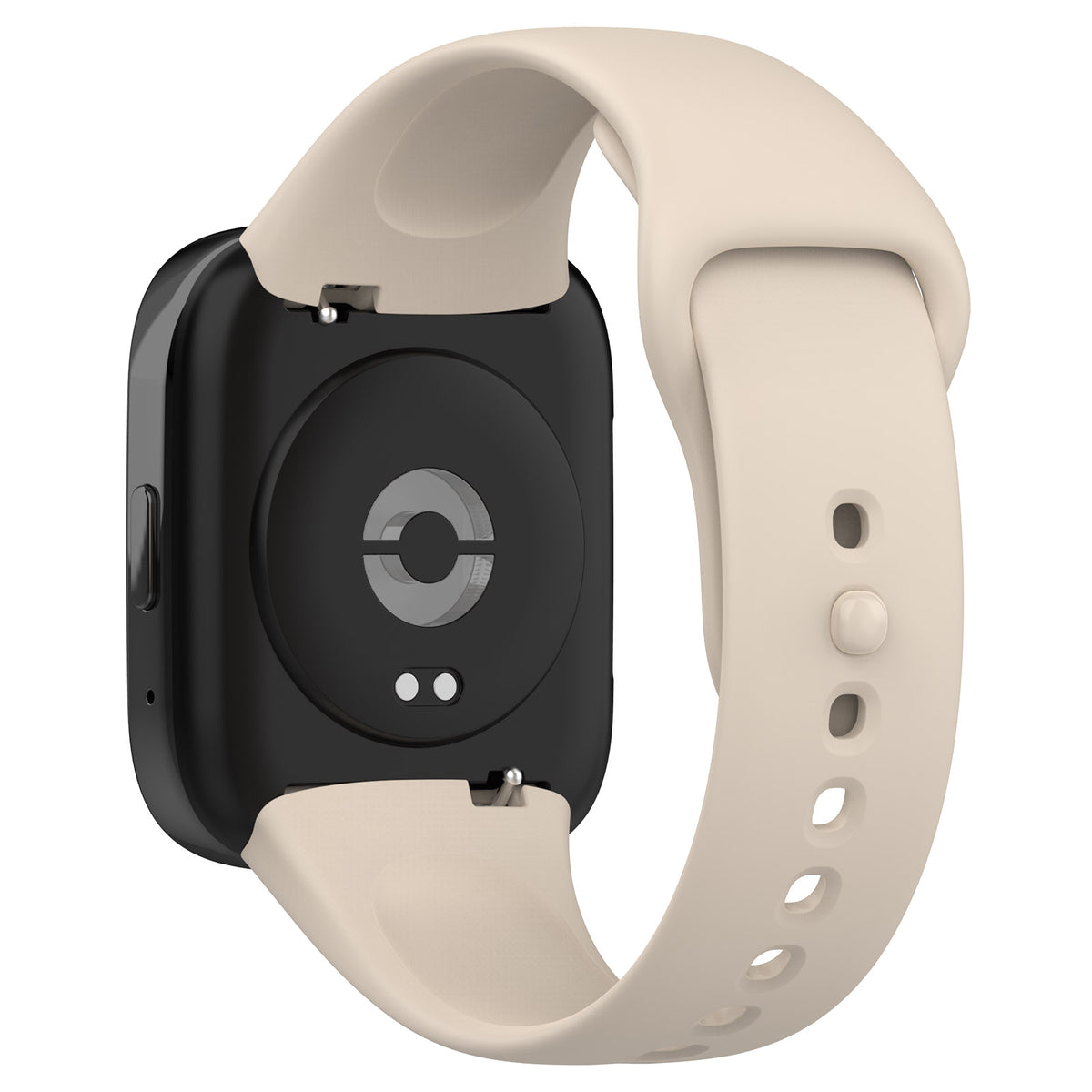 Armband Bizon Strap Watch Dots für Xiaomi Redmi Watch 3 Active, Beige