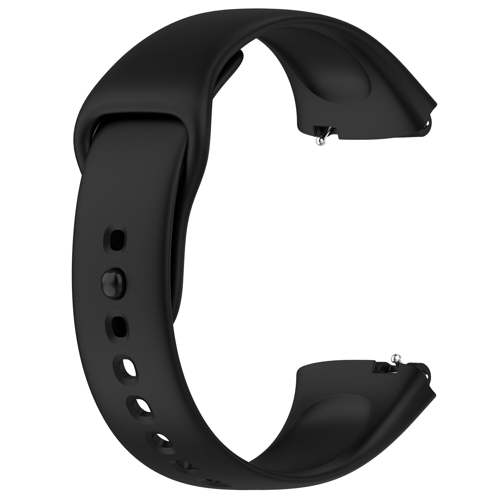 Armband Bizon Strap Watch Dots für Xiaomi Redmi Watch 3 Active, Schwarz