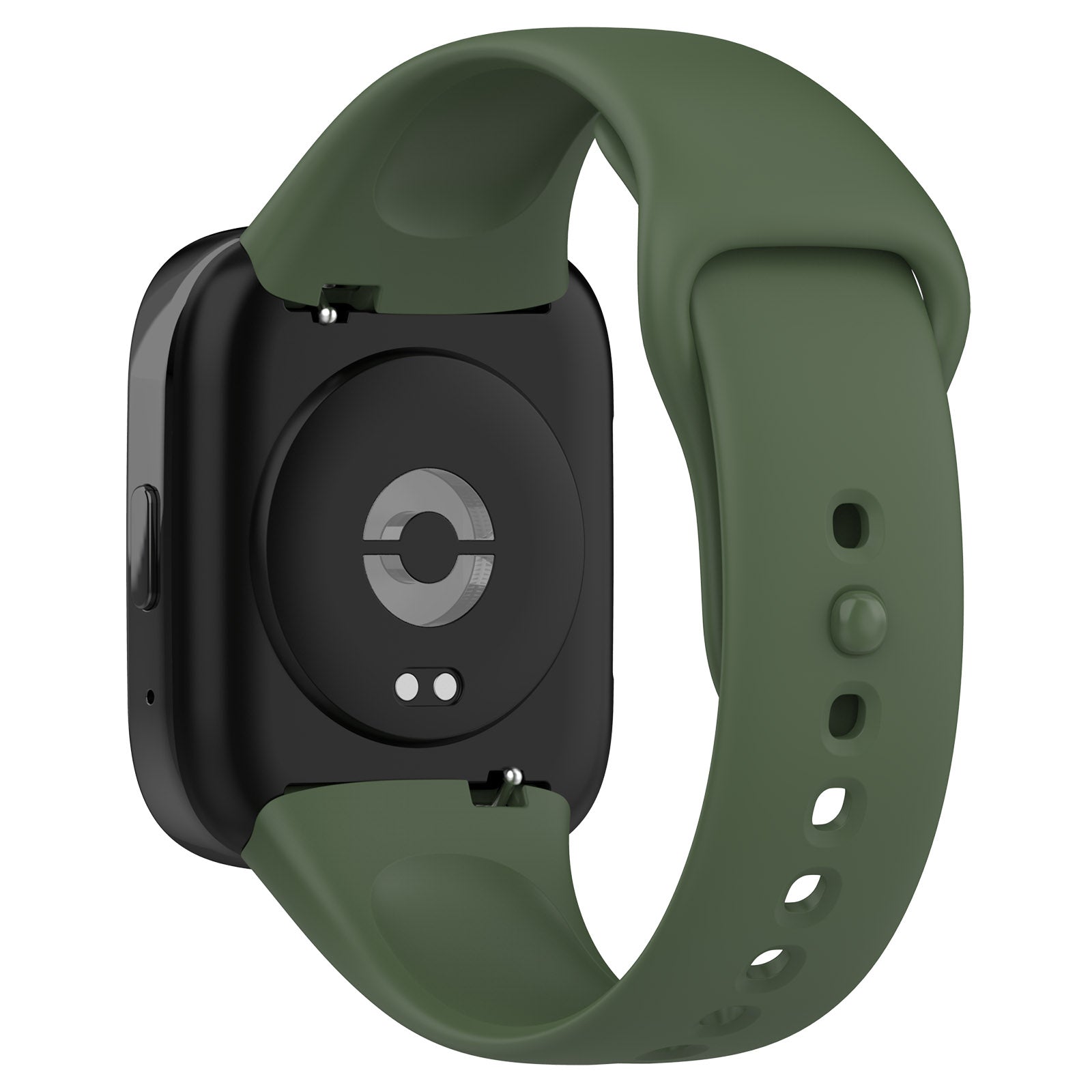 Armband Bizon Strap Watch Dots für Xiaomi Redmi Watch 3 Active, Dunkelgrün