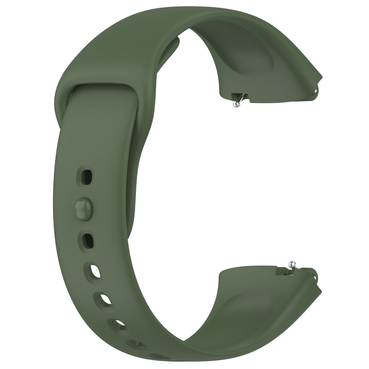 Armband Bizon Strap Watch Dots für Xiaomi Redmi Watch 3 Active, Dunkelgrün