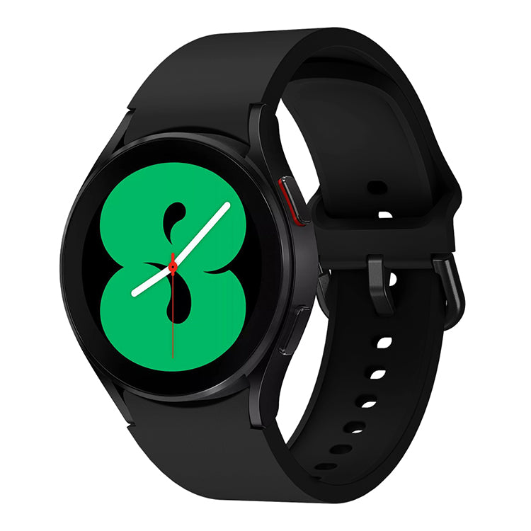 Armband Bizon Strap Watch Silicone für Galaxy Watch 20 mm, Schwarz