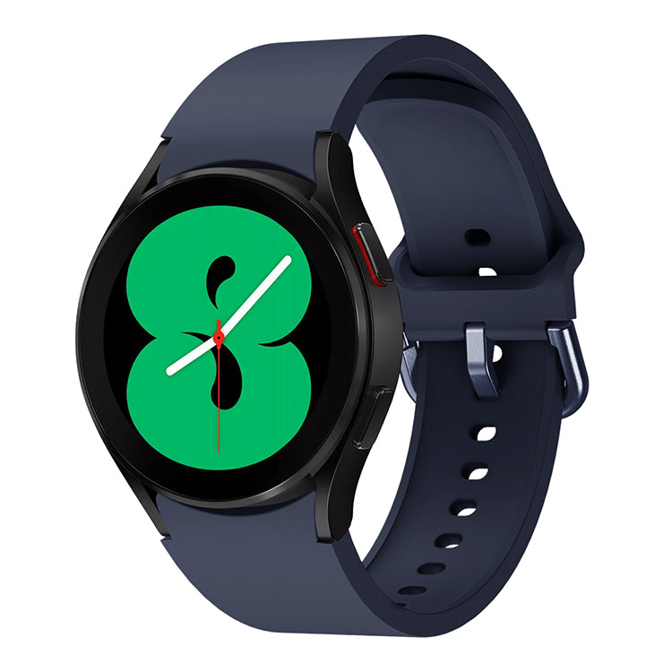 Armband Bizon Strap Watch Silicone für Galaxy Watch 20 mm, Dunkelblau
