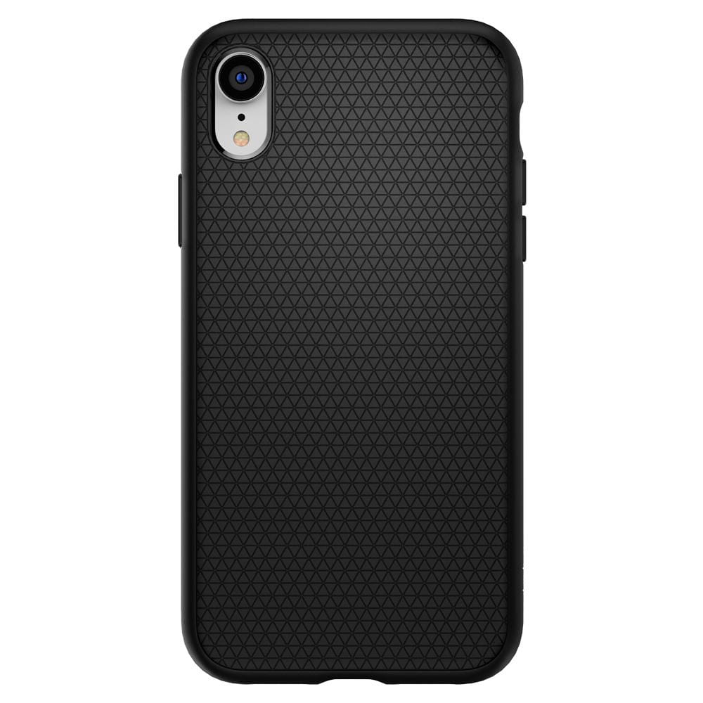 Schutzhülle Spigen Liquid Air für iPhone Xr schwarz