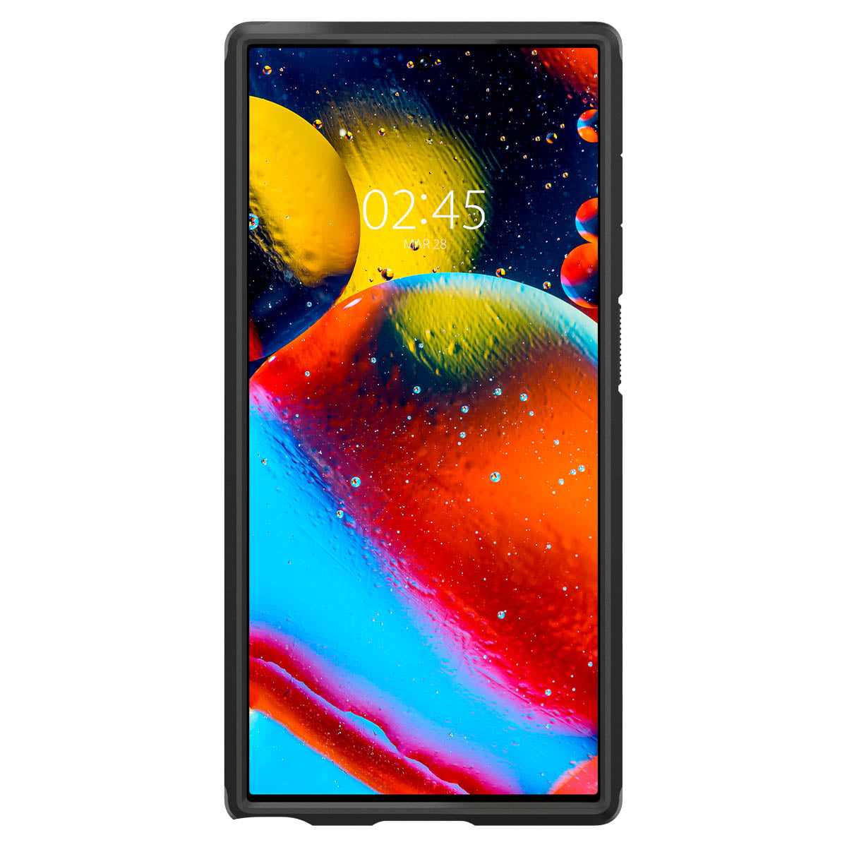 Schutzhülle Spigen Tough Armor für Galaxy S23 Ultra, Schwarz