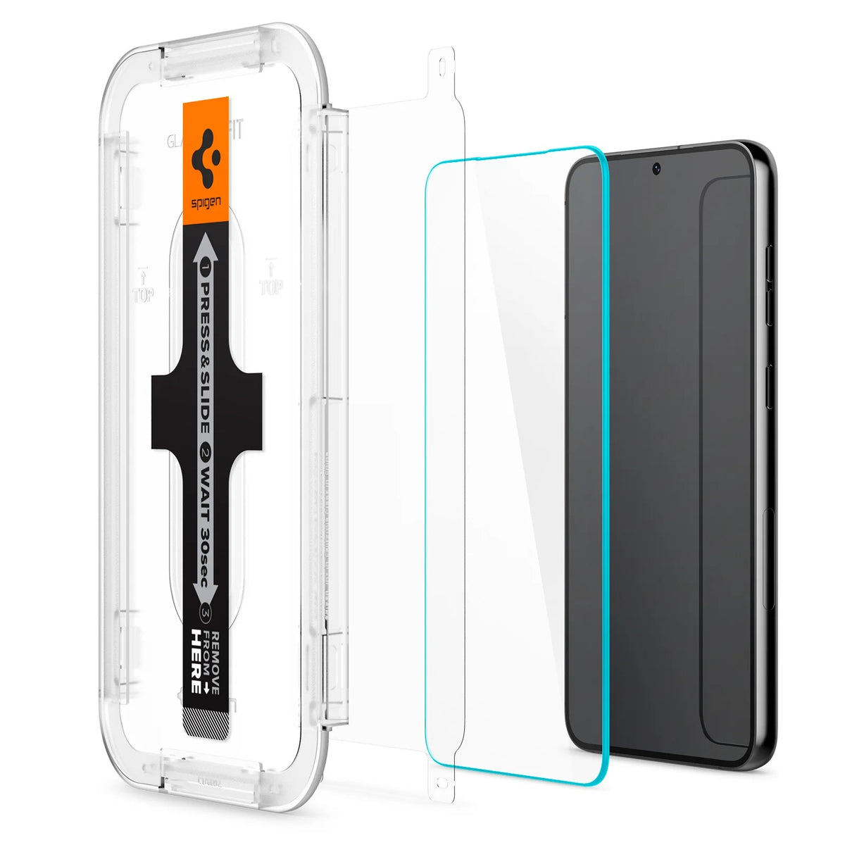 Glas für die Schutzhülle Spigen Glas.tR EZ Fit 2-Pack für Galaxy S23 Plus