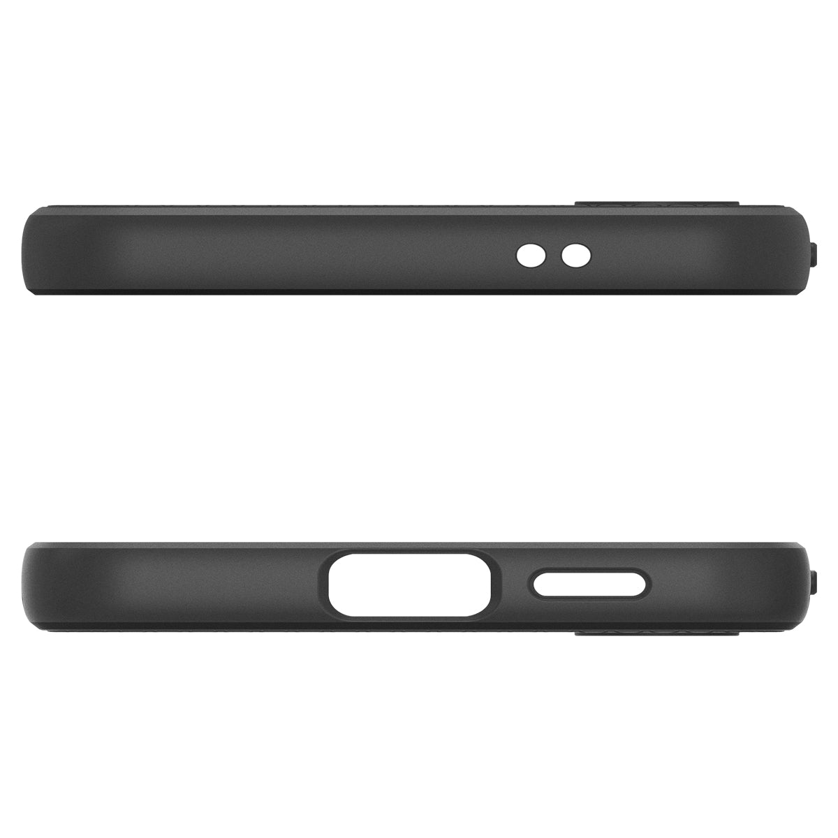 Schutzhülle für Galaxy S24 Plus, Spigen Liquid Air, Schwarz