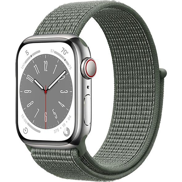 Armband Crong Nylon für Apple Watch 49/46/45/44 mm, Grün