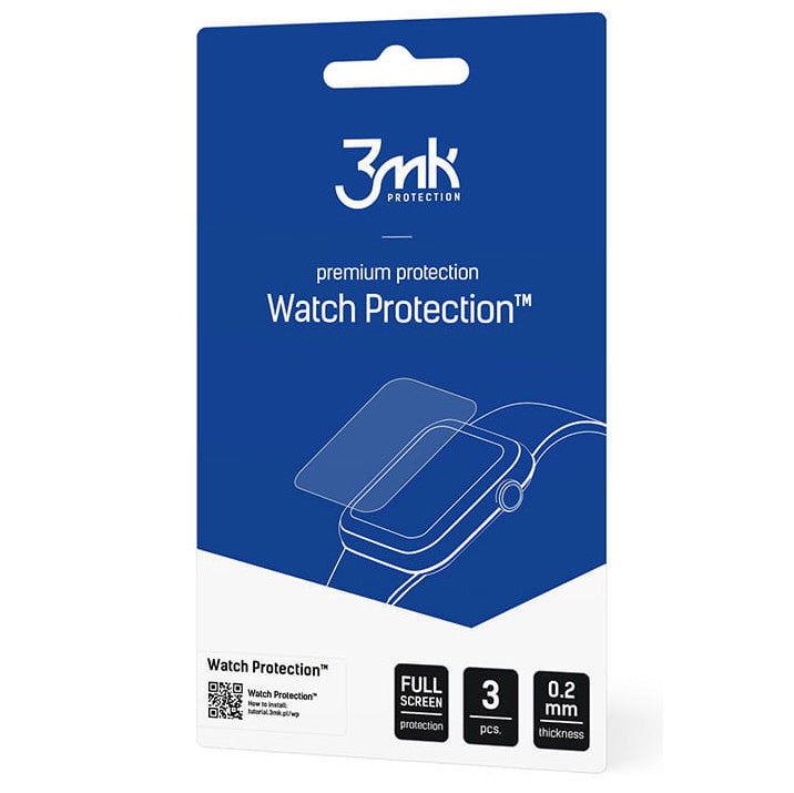 Hybridglas 3mk Watch Protection für Apple Watch Ultra 3/2/1 49 mm, 3 Stück