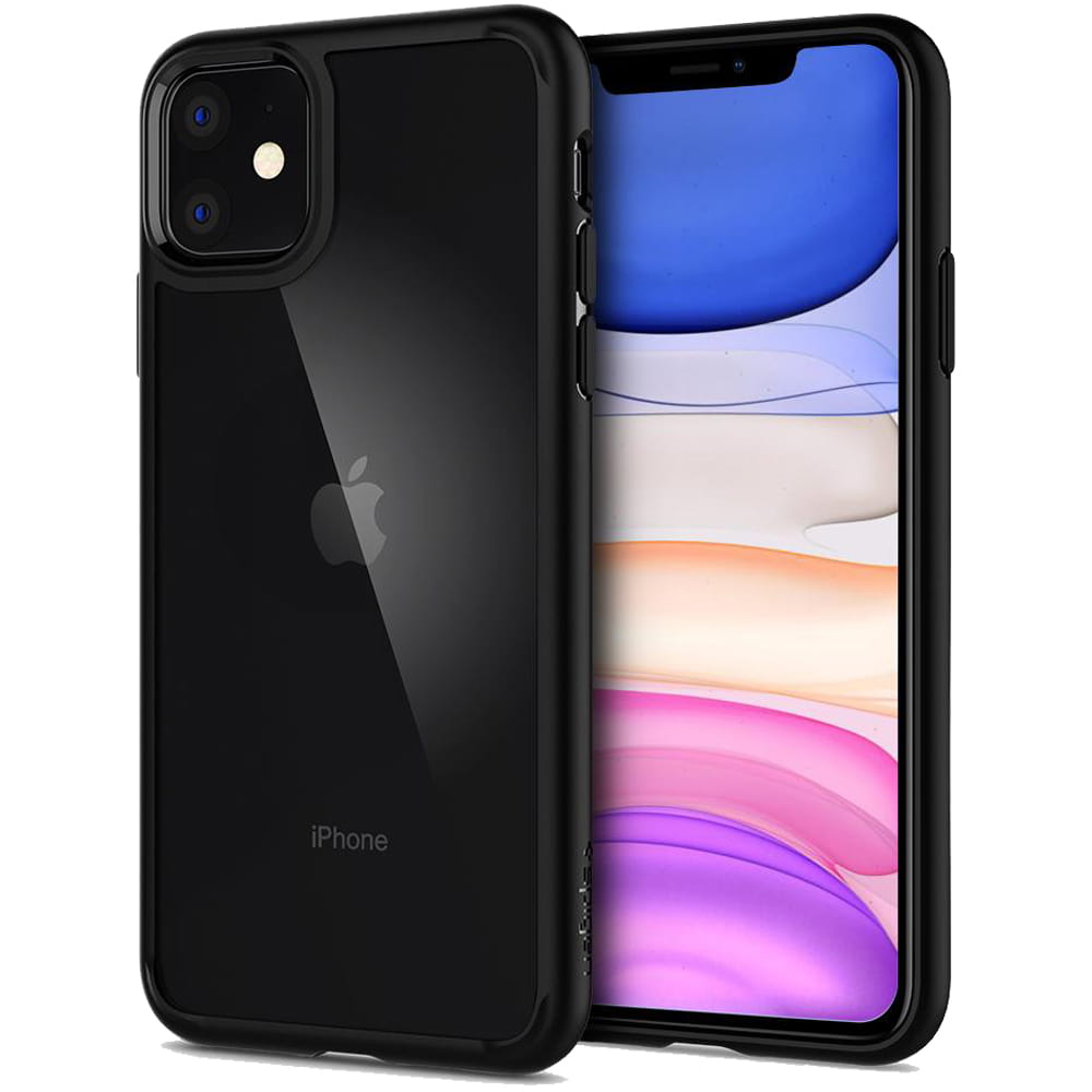 Schutzhülle Spigen Ultra Hybrid iPhone 11 schwarz