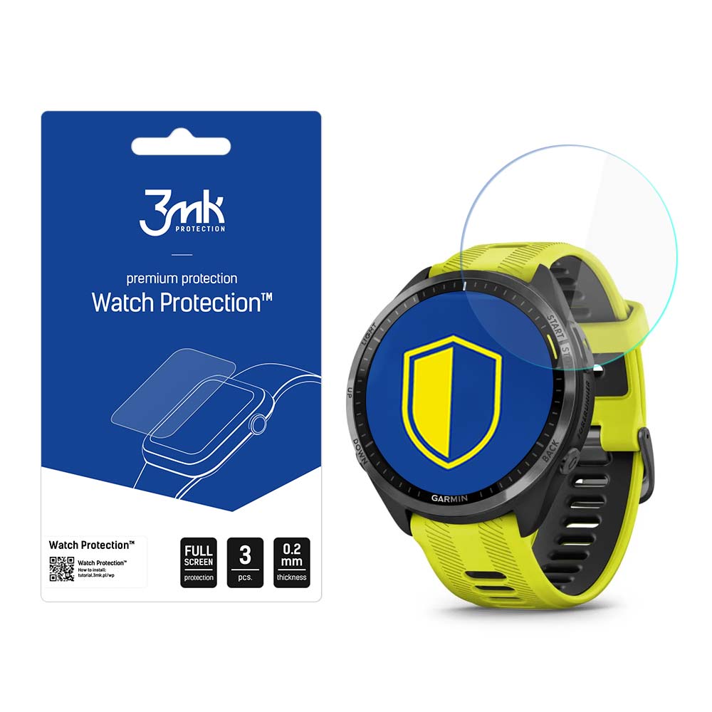 Schutzfolie 3mk Watch Protection für Garmin Forerunner 965, 3 Stück