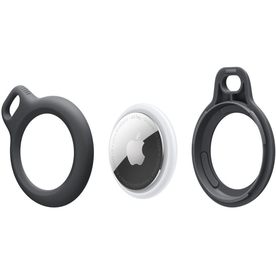 Fall / Schlüsselanhänger Tech-Protect Rough für Apple AirTag, Schwarz