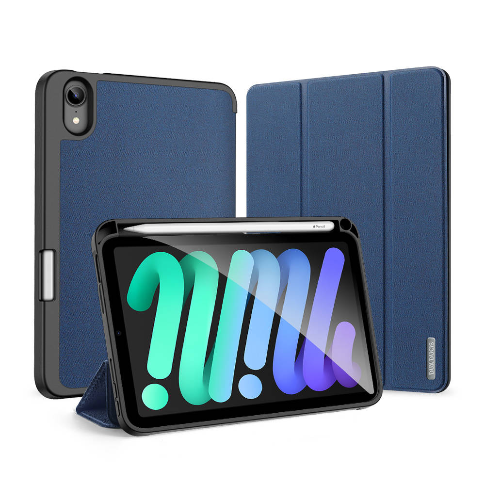 Schutzhülle für iPad Mini 7 2024 / 6 2021, Dux Ducis Domo, Dunkelblau