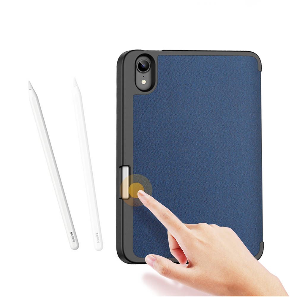 Schutzhülle für iPad Mini 7 2024 / 6 2021, Dux Ducis Domo, Dunkelblau