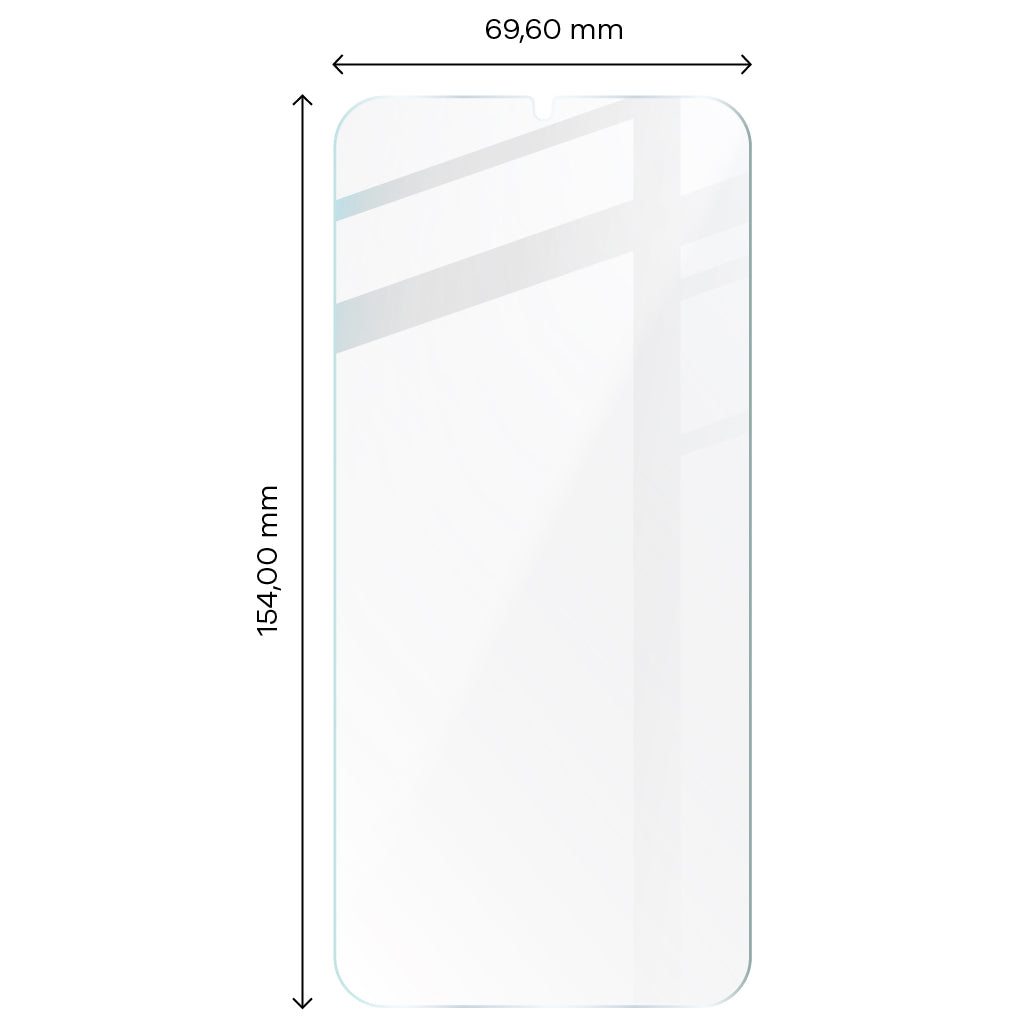 Gehärtetes Glas für Galaxy A24 4G, Bizon Glass Clear