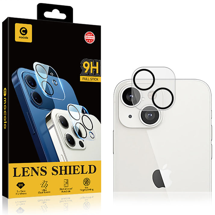 Glas für die Kamera Mocolo Lens Shield für iPhone 14, transparent