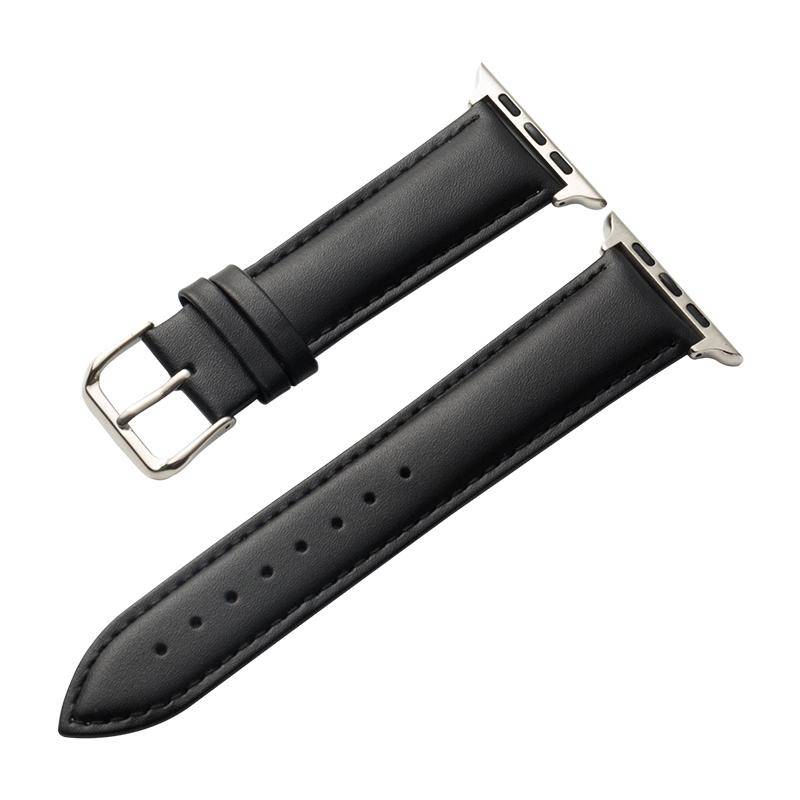 Armband Crong Noble Band für Apple Watch 49/46/45/44 mm, Schwarz