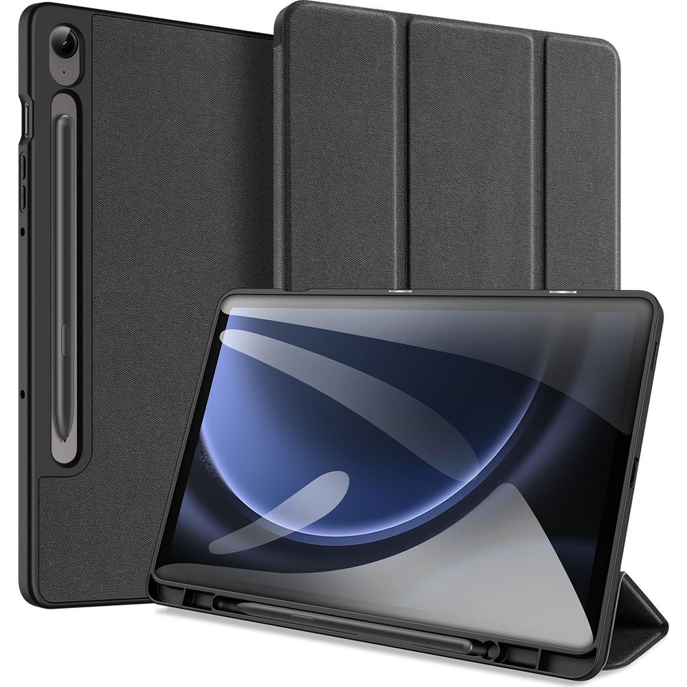 Schutzhülle für Galaxy Tab S10 FE / S9 FE, Dux Ducis Domo, Schwarz
