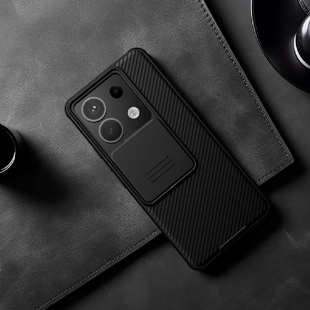 Schutzhülle für Xiaomi Redmi Note 13 Pro 5G/Poco X6, Nillkin CamShield Pro, Schwarz