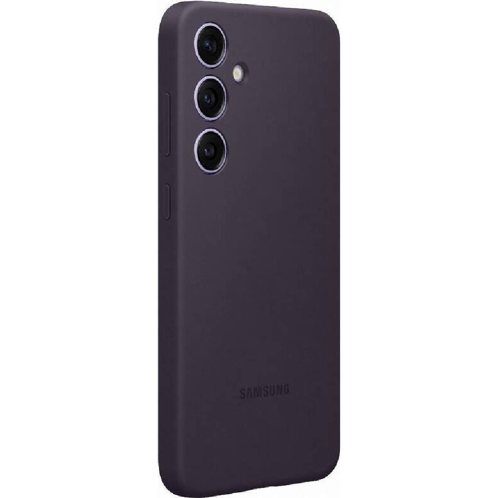 Schutzhülle für Galaxy S24 Plus, Samsung Silicone Cover, Dunkelviolett