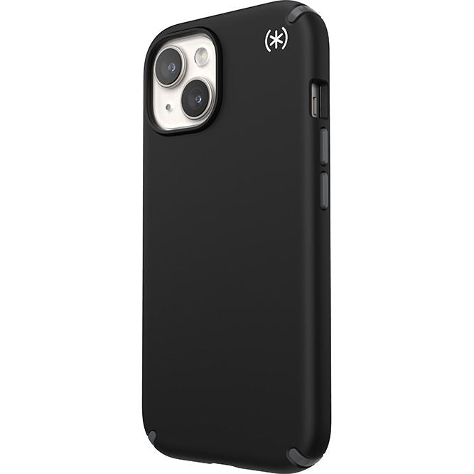 Handyhülle für iPhone 17e / 16e / 15 / 14 / 13, Speck Presidio2 Pro mit MagSafe, Schwarz und Grau