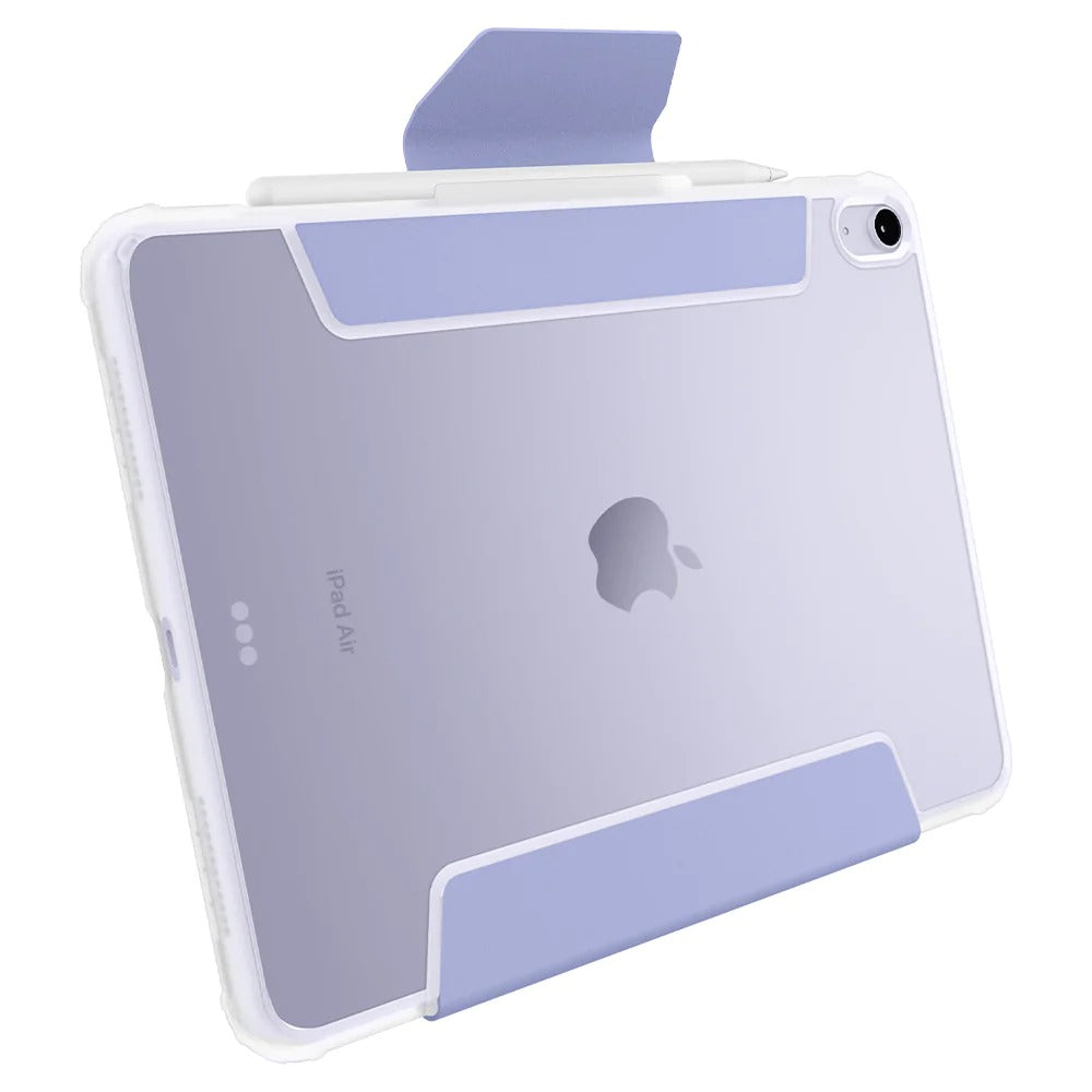 Schutzhülle für iPad Air 11" / 10.9" 2020-2026 / Pro 11" 2018, Spigen Ultra Hybrid Pro, Transparent/Violett