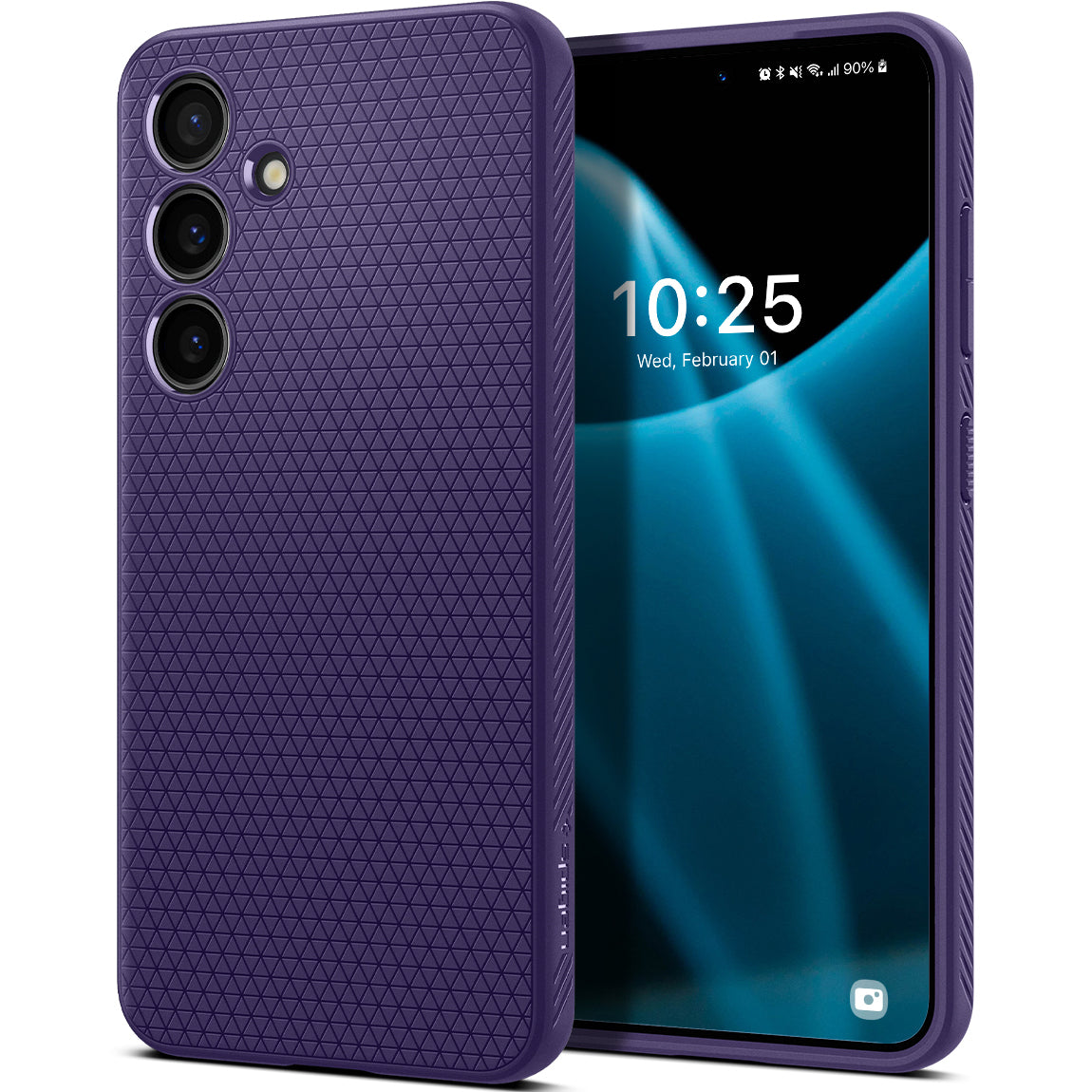 Schutzhülle für Galaxy S24, Spigen Liquid Air, Violett