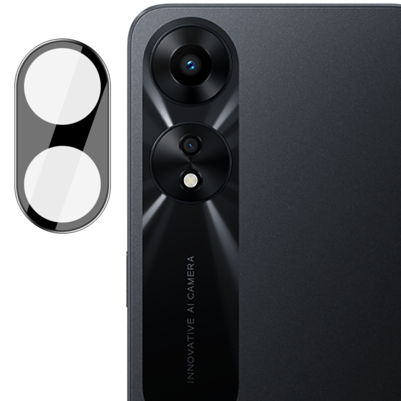 Gehärtetes Glas für die Kamera Bizon Glass Silk Lens für Oppo A78 5G, 2 Stück