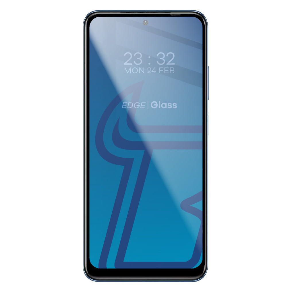 Gehärtetes Glas Bizon Glass Edge für Poco M5s, schwarz