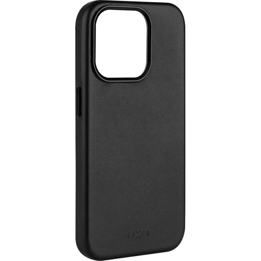 Schutzhülle Fixed MagLeather MagSafe für Apple iPhone 15 Pro Max, Schwarz