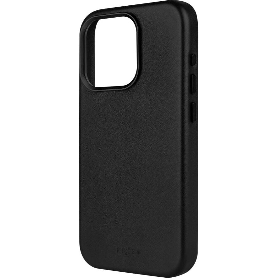 Schutzhülle Fixed MagLeather MagSafe für Apple iPhone 15 Pro Max, Schwarz