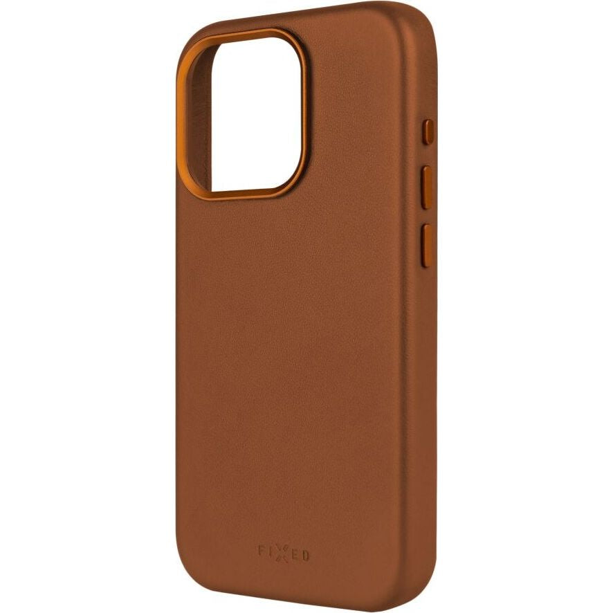 Schutzhülle Fixed MagLeather MagSafe für Apple iPhone 15 Pro Max, Braun