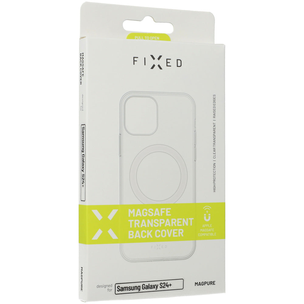 Schutzhülle für Galaxy S24 Plus, Fixed MagPure MagSafe, Transparent