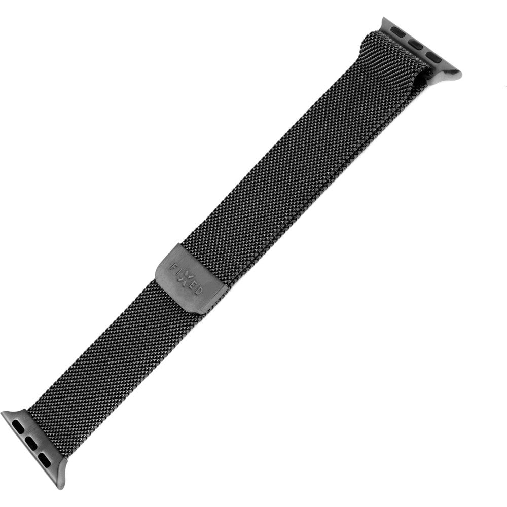 Armband Fixed Mesh Strap für Apple Watch 49/46/45/44 mm, Schwarz