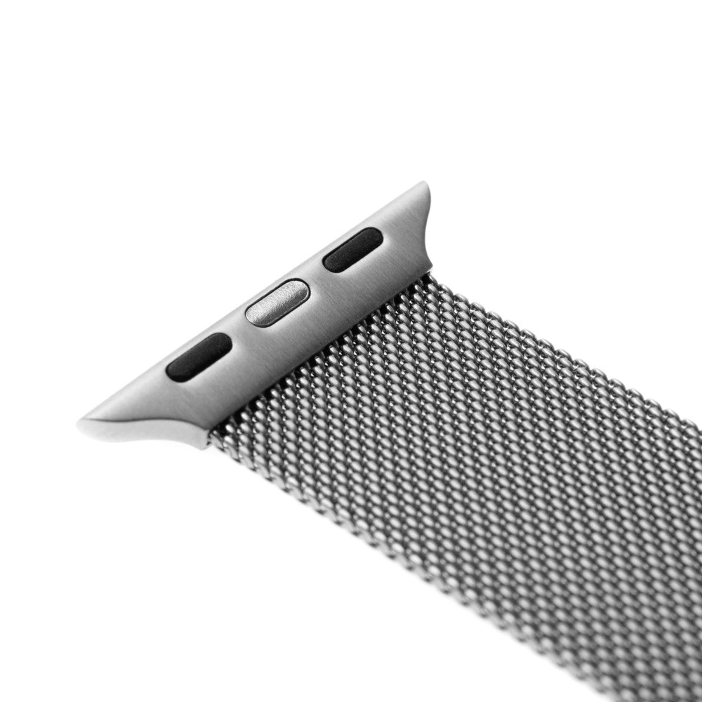 Armband Fixed Mesh Strap für Apple Watch 49/46/45/44 mm, Silbern