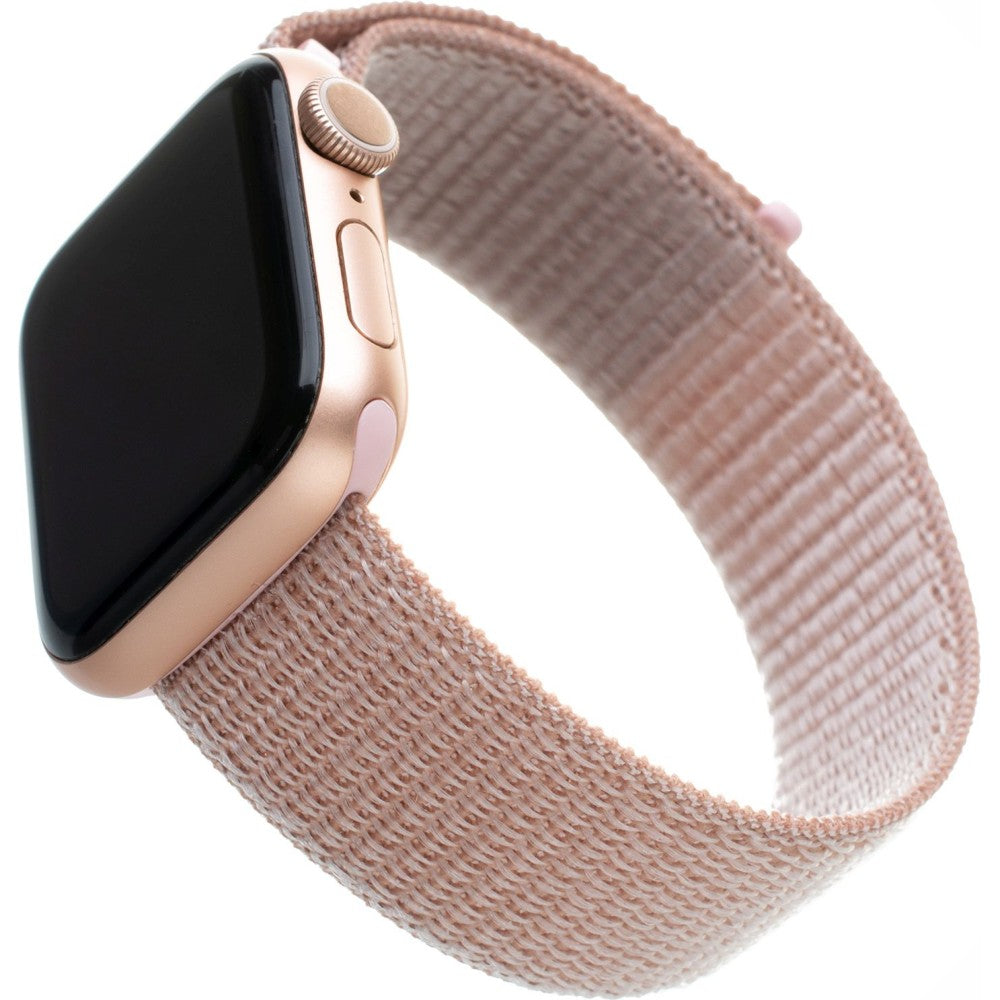 Armband Fixed Nylon Strap für Apple Watch 49/46/45/44 mm, Rosa