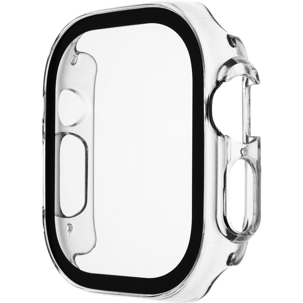 Schutzhülle mit Displayschutz Fixed Pure für Apple Watch Ultra 4/3/2/1 49 mm, Transparent