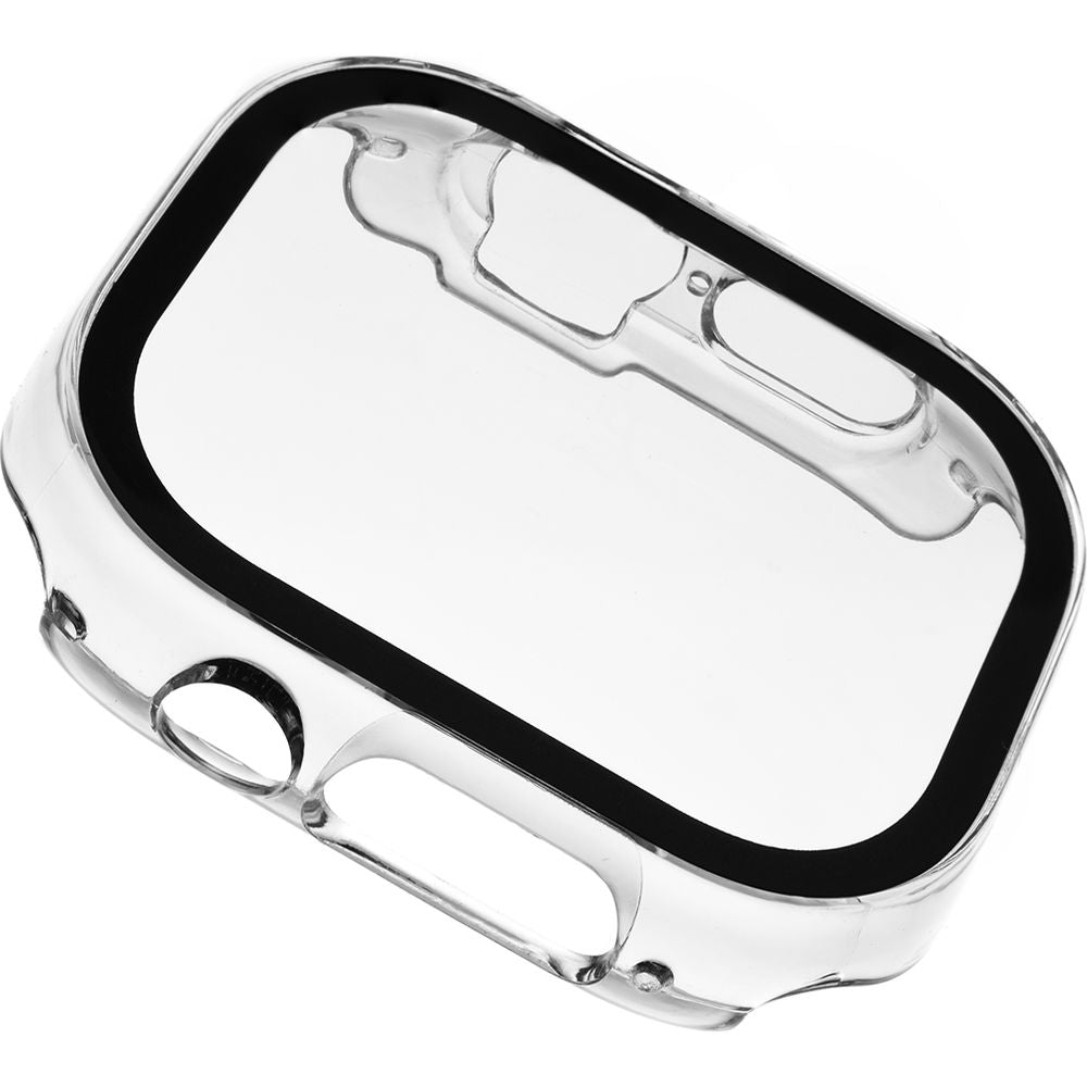 Schutzhülle mit Displayschutz Fixed Pure für Apple Watch Ultra 4/3/2/1 49 mm, Transparent