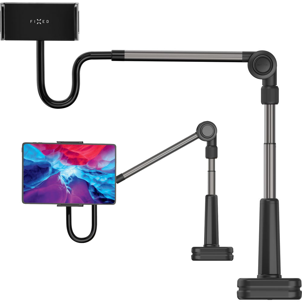 Griff für Schreibtisch FIXED Relax für Geräte von 7 bis 13", Schwarz