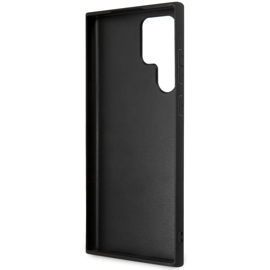 Schutzhülle für Galaxy S24 Ultra, Guess 4G Big Metal Logo, Schwarz