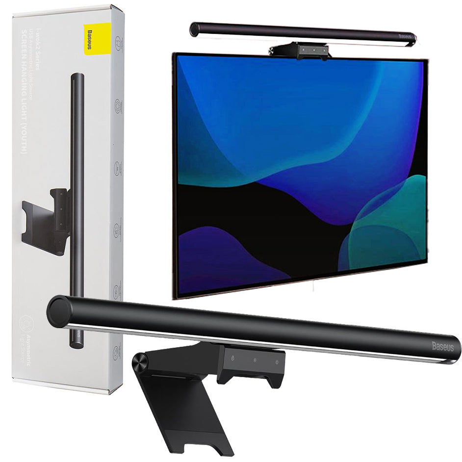 Baseus i-wok2 Touchpanel-Tischleuchte für Bildschirm, Schwarz