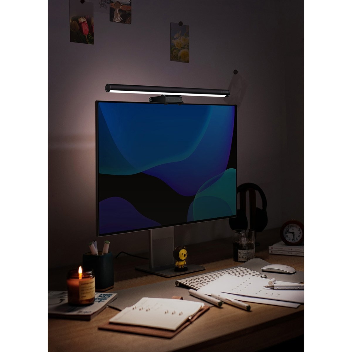 Baseus i-wok2 Touchpanel-Tischleuchte für Bildschirm, Schwarz