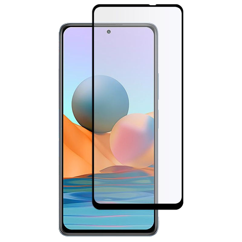 Gehärtetes Glas Mocolo TG+ FG 2.5D für Xiaomi Redmi Note 10 Pro, Schwarzer Rahmen