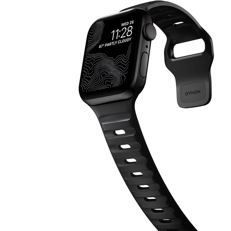 Nomad Sport Strap für Apple Watch 49/46/45/44 mm, Schwarz