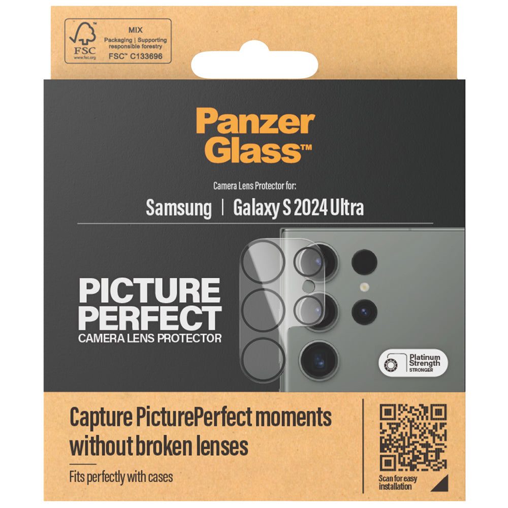 Gehärtetes Glas für die Kamera PanzerGlass Picture Perfect für Galaxy S24 Ultra