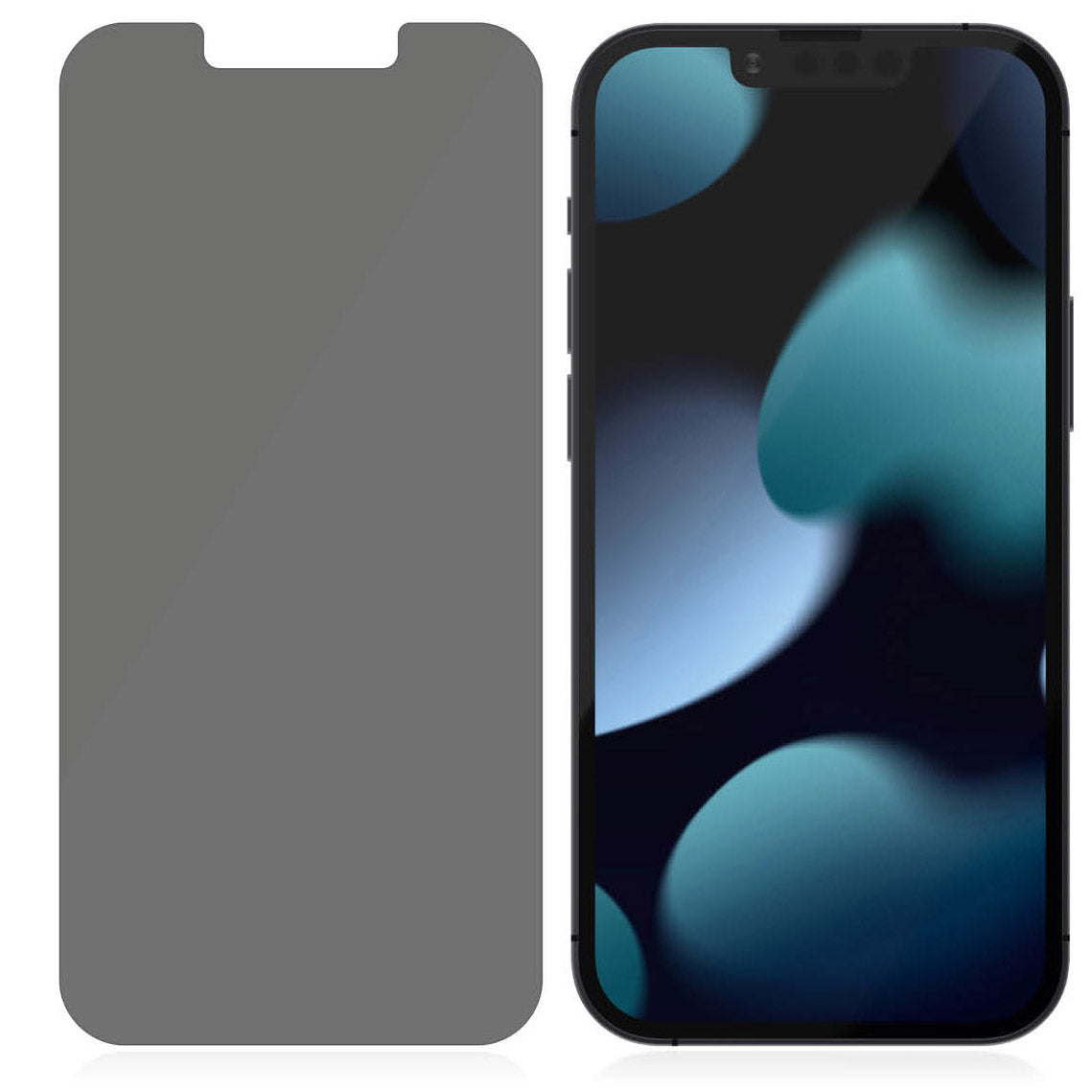 Gehärtetes Glas Panzerglass Privacy für iPhone 13 Mini, abgedunkelt