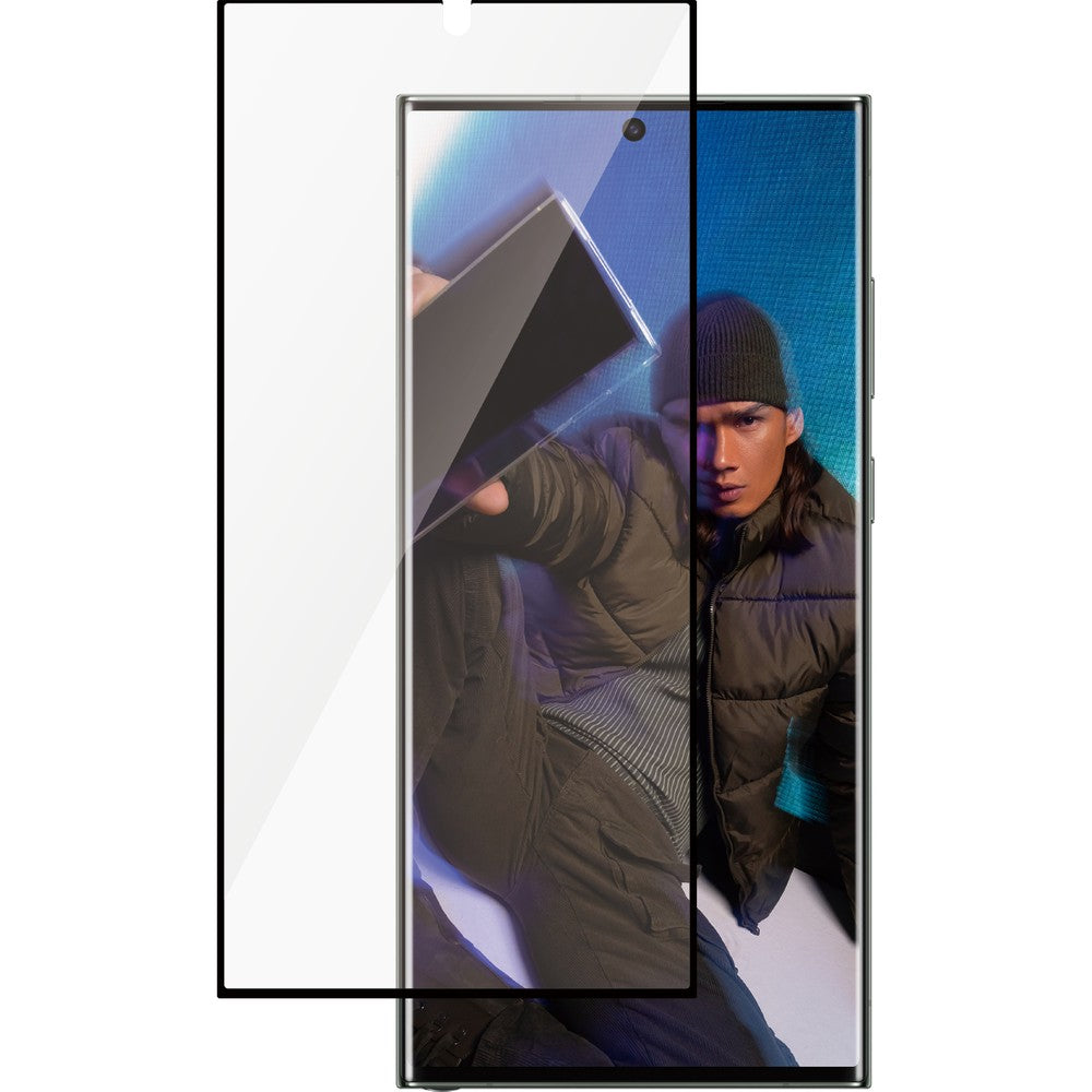 Gehärtetes Glas für das gesamte Display für Galaxy S24 Ultra, Safe by PanzerGlass Ultra-Wide Fit EasyAligner